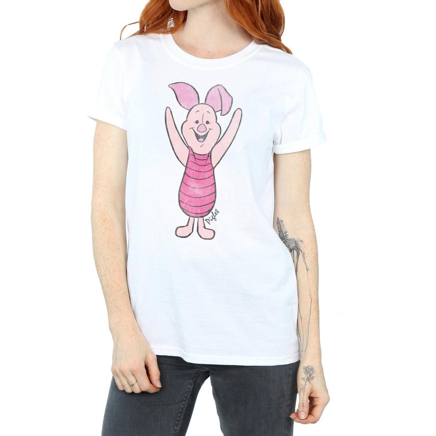Winnie the Pooh Ferkel Grafik Print T-Shirt