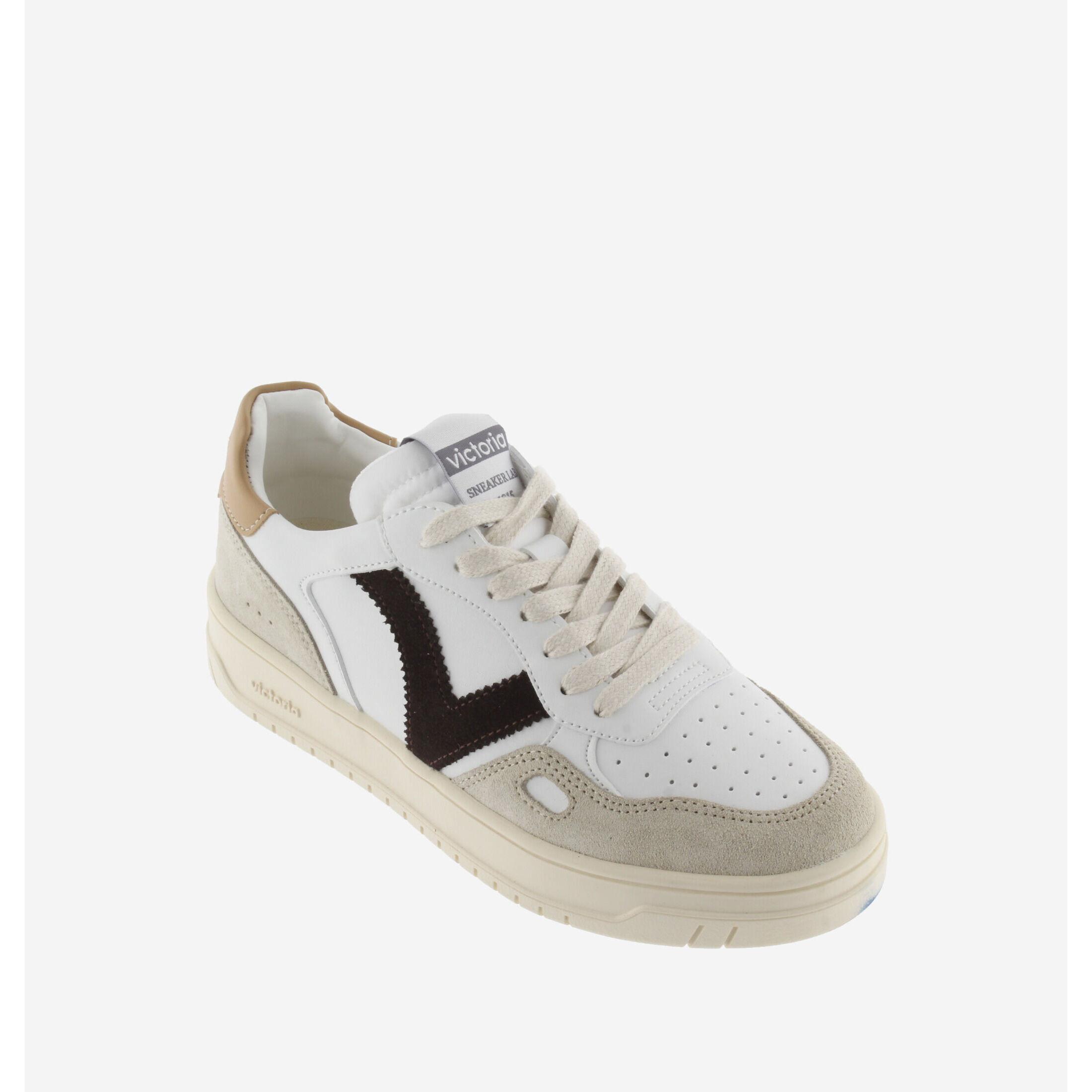 Victoria sneaker in leder- und wildledereffekt seoul