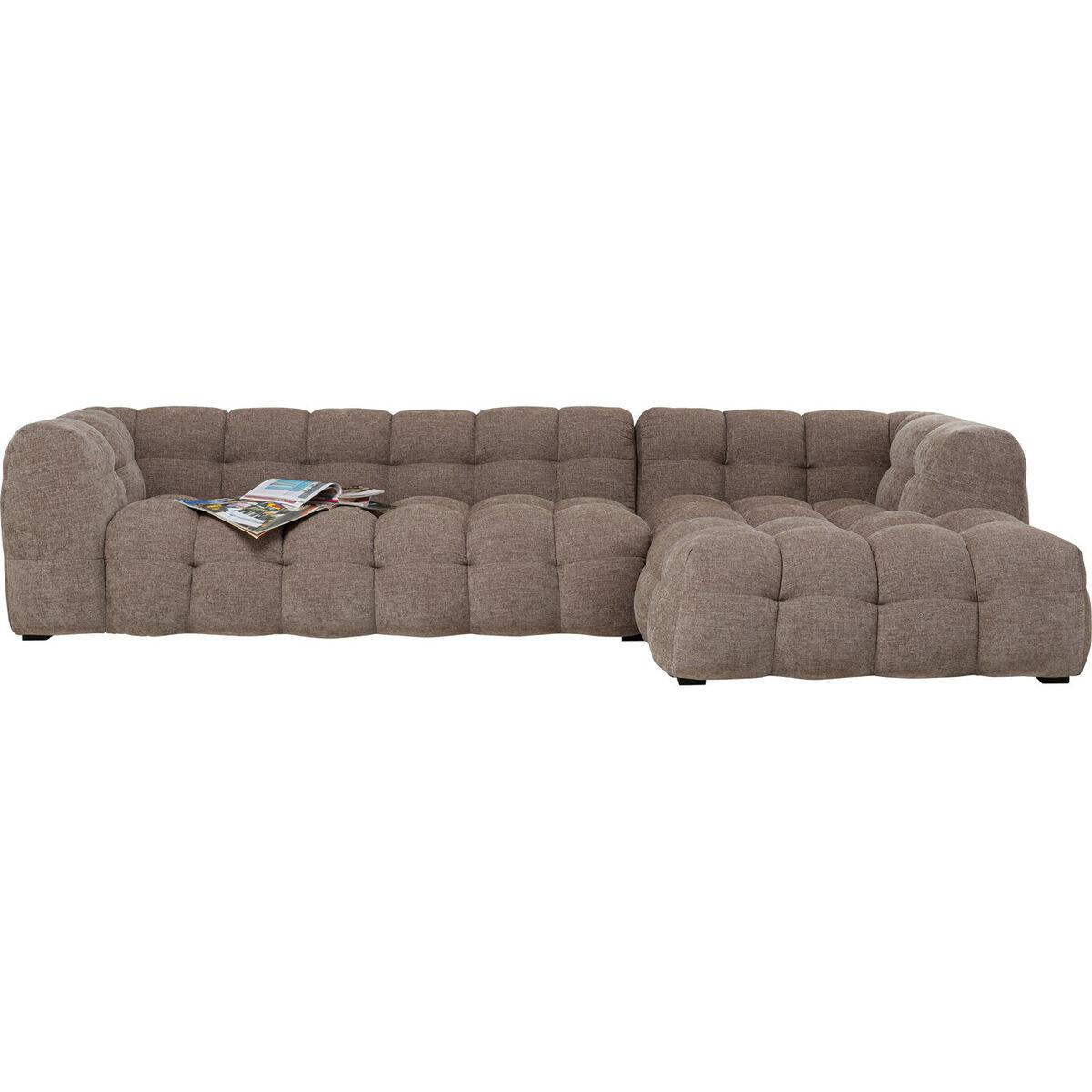 KARE Design Ecksofa Salamanca hellbraun rechts 320