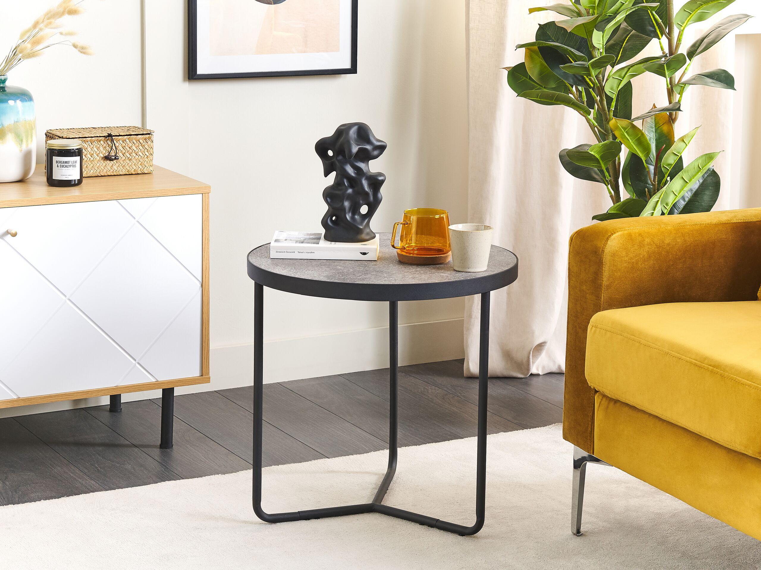 Beliani Beistelltisch aus MDF-Platte Modern MELODY