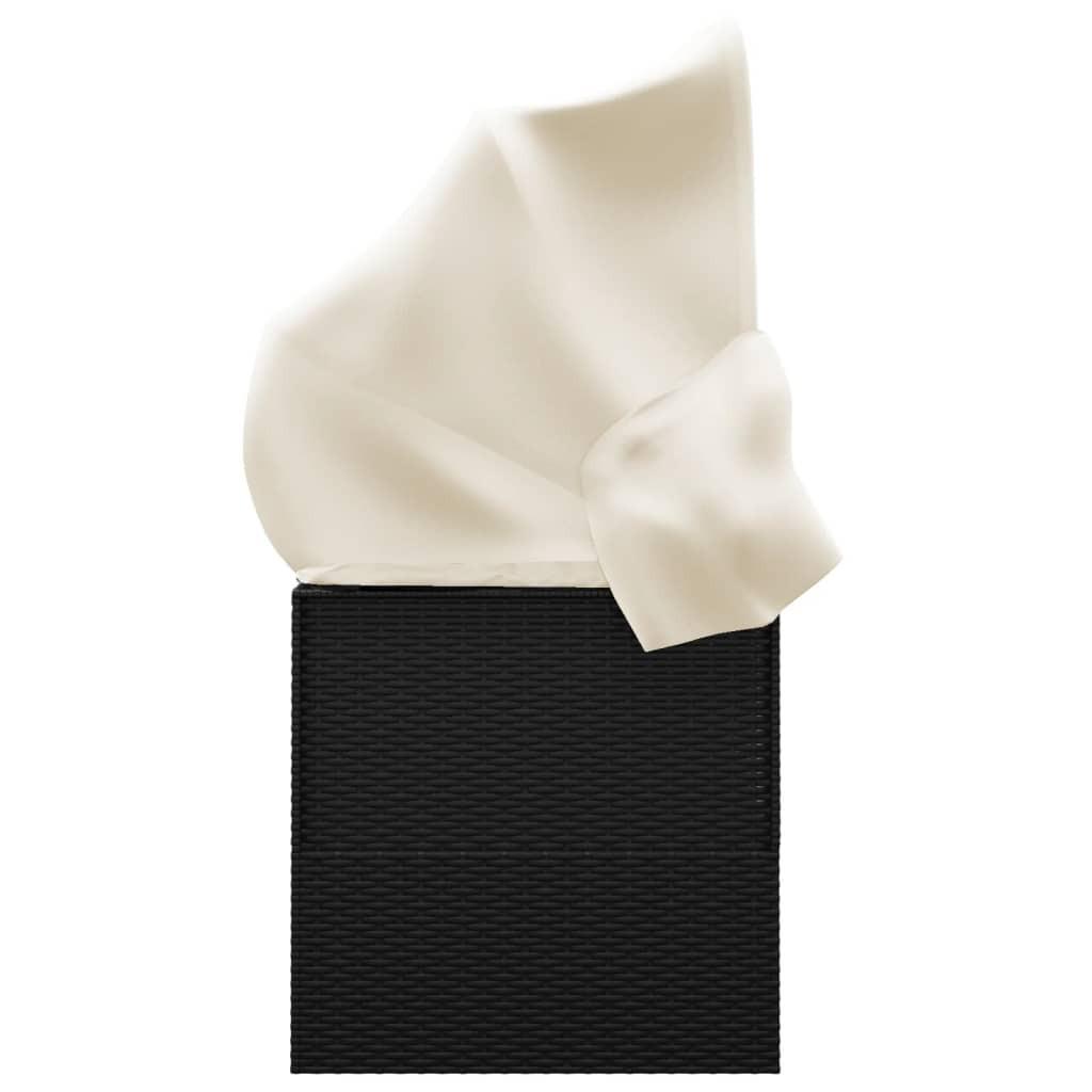 VidaXL Outdoor loungebett poly-rattan