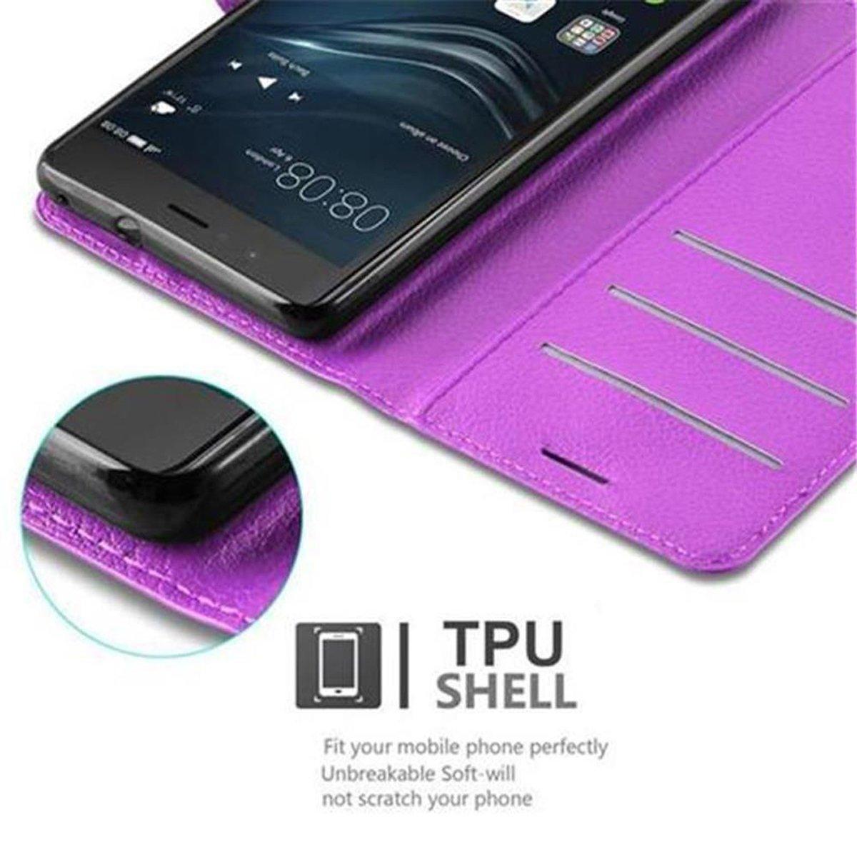 Cadorabo Hülle für Huawei P9 LITE 2016 / G9 LITE Standfunktion, Kartenfach