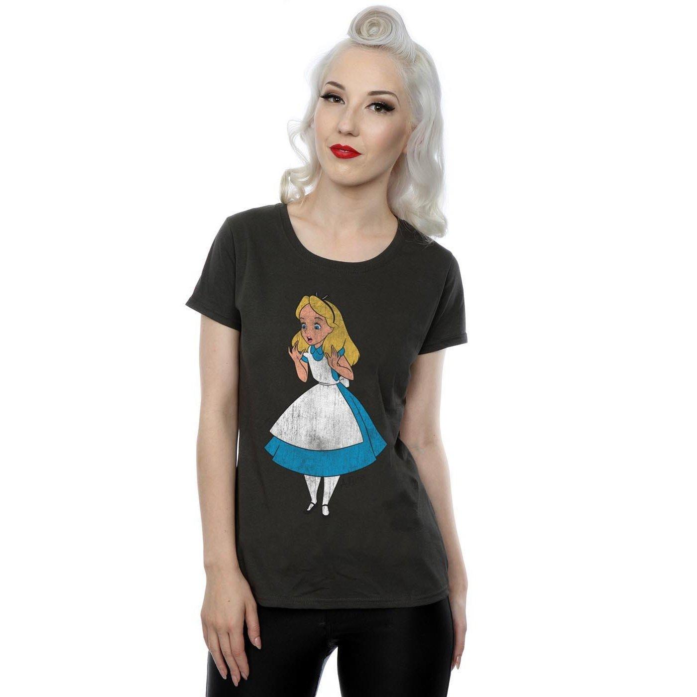 Alice in Wonderland Alice im Wunderland Alice Distressed T-Shirt
