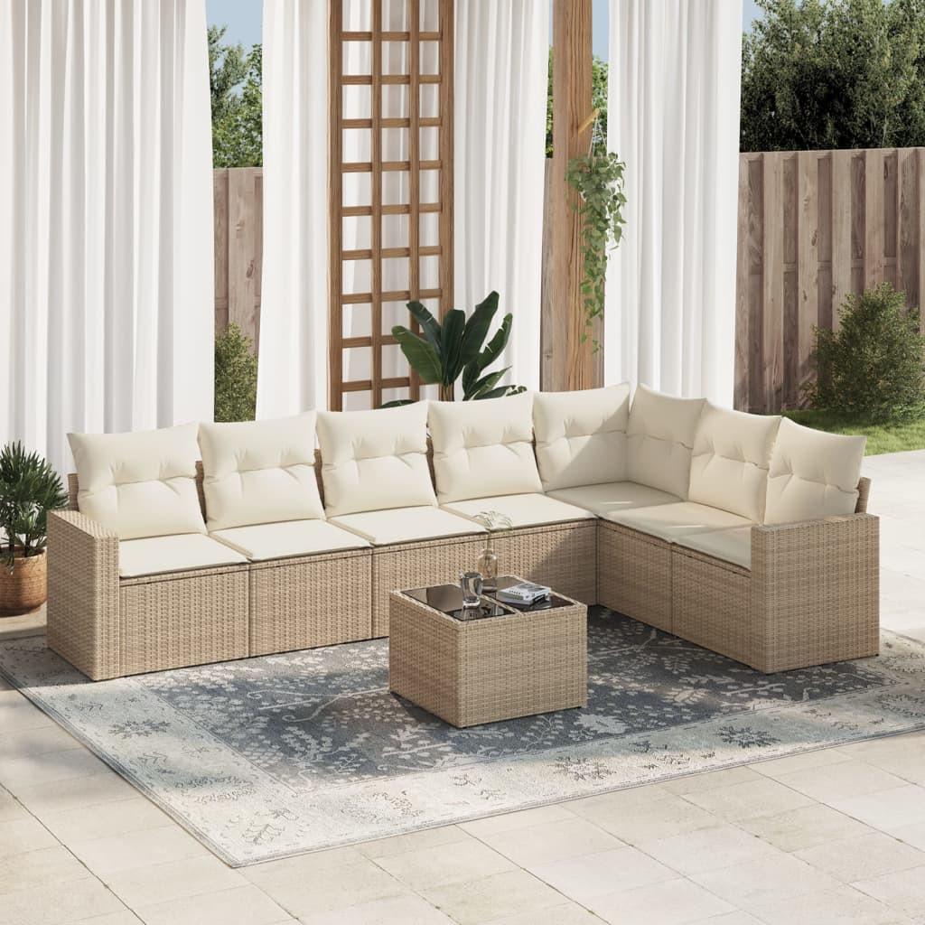 VidaXL Garten sofagarnitur poly-rattan