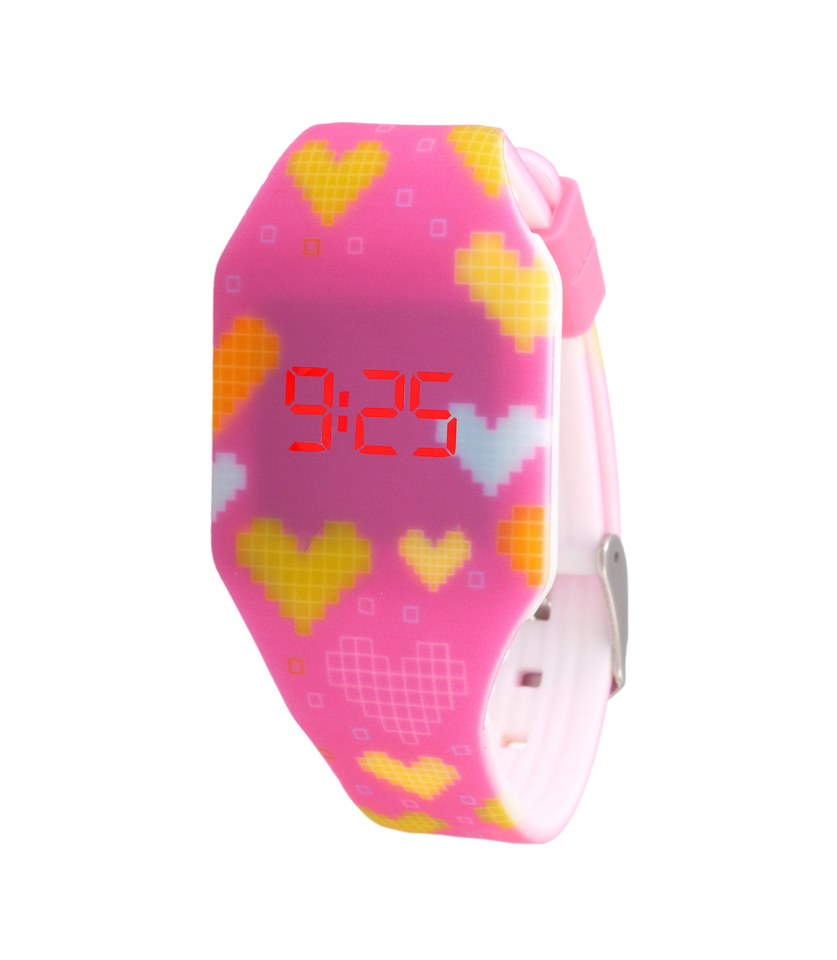 Kiddus Digital LED Kinderuhr Hearts