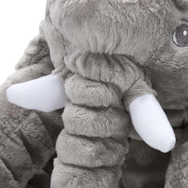 Mikamax Plüschtier, Elefant - Grau - 60 cm