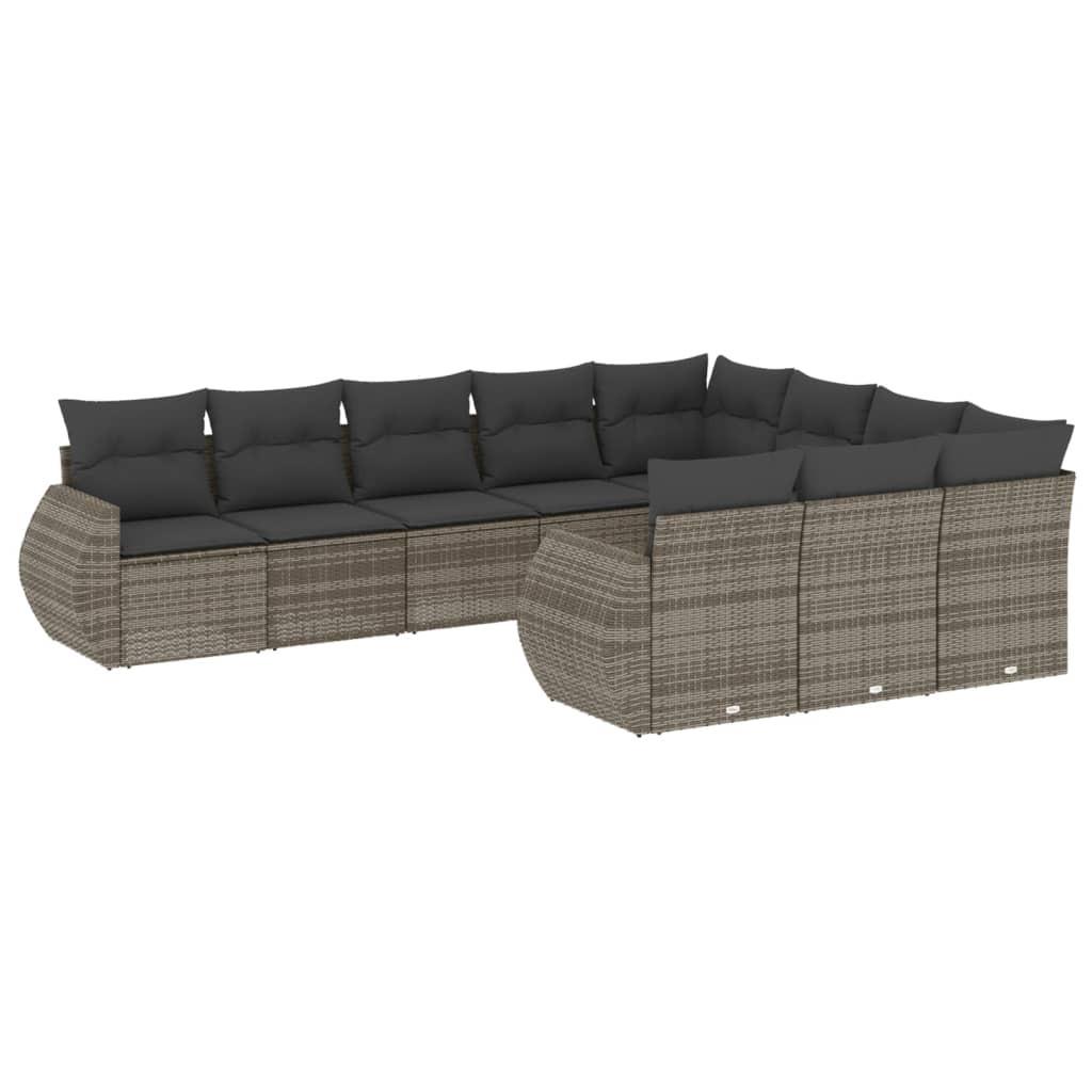 VidaXL Garten sofagarnitur poly-rattan