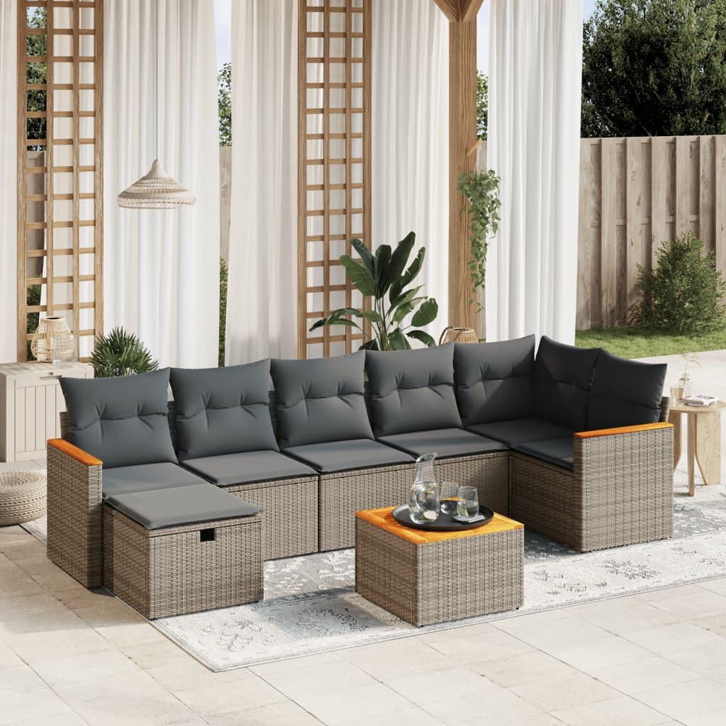 VidaXL Garten sofagarnitur poly-rattan