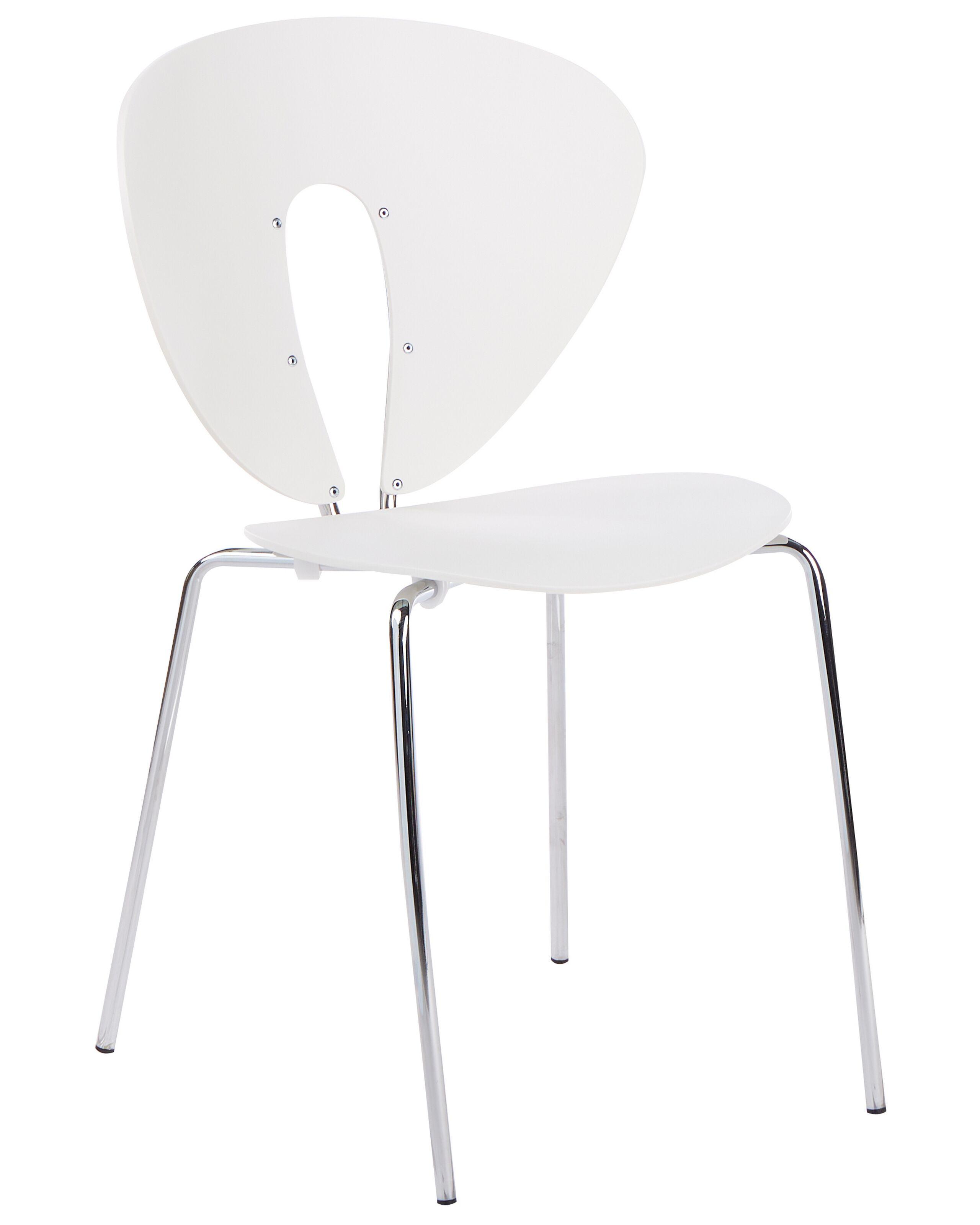 Beliani Esszimmerstuhl 2er Set aus Polypropylen Modern TRACY