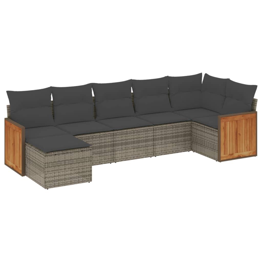 VidaXL Garten sofagarnitur poly-rattan