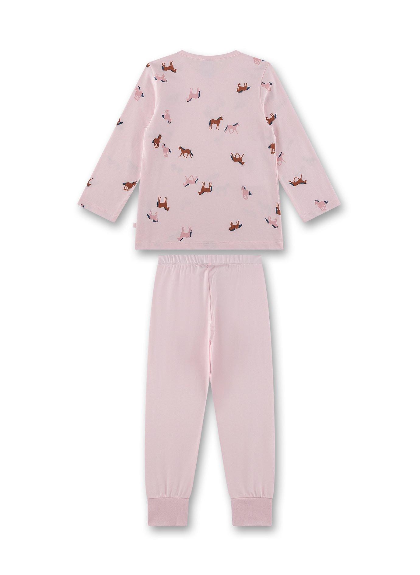 Sanetta Mädchen Schlafanzug Pferde