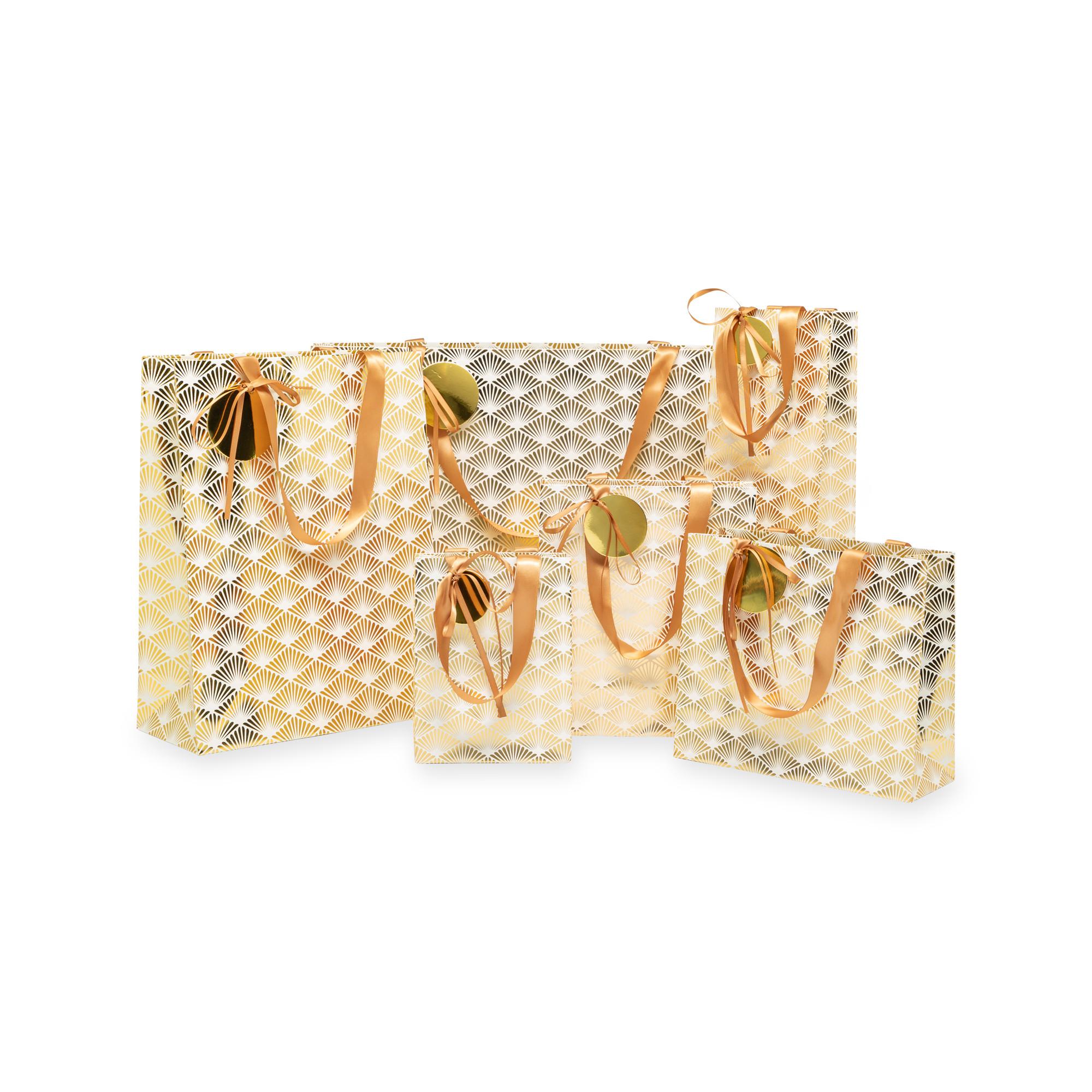 Manor Geschenktasche Muschel Gold