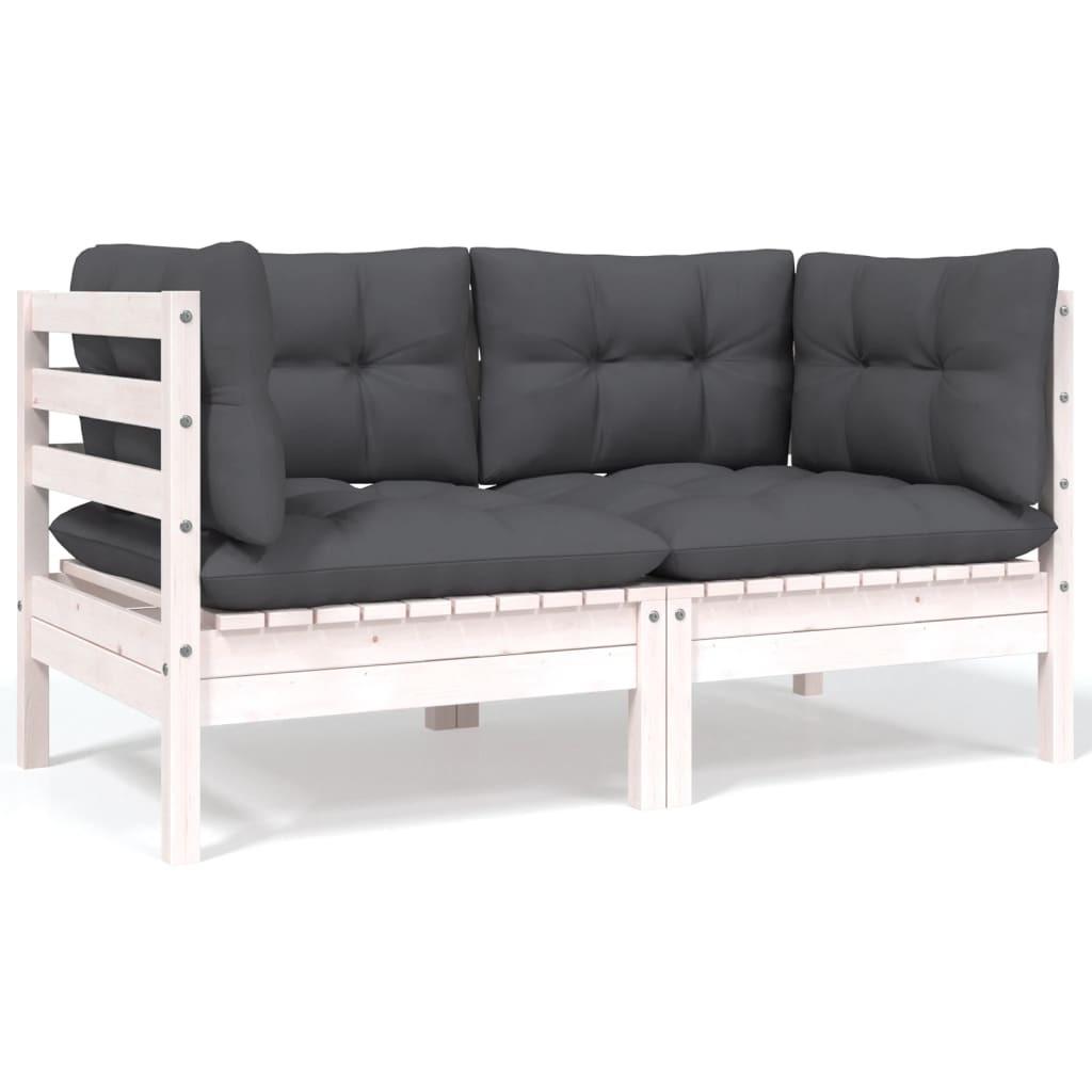 VidaXL 2-sitzer gartensofa kiefernholz