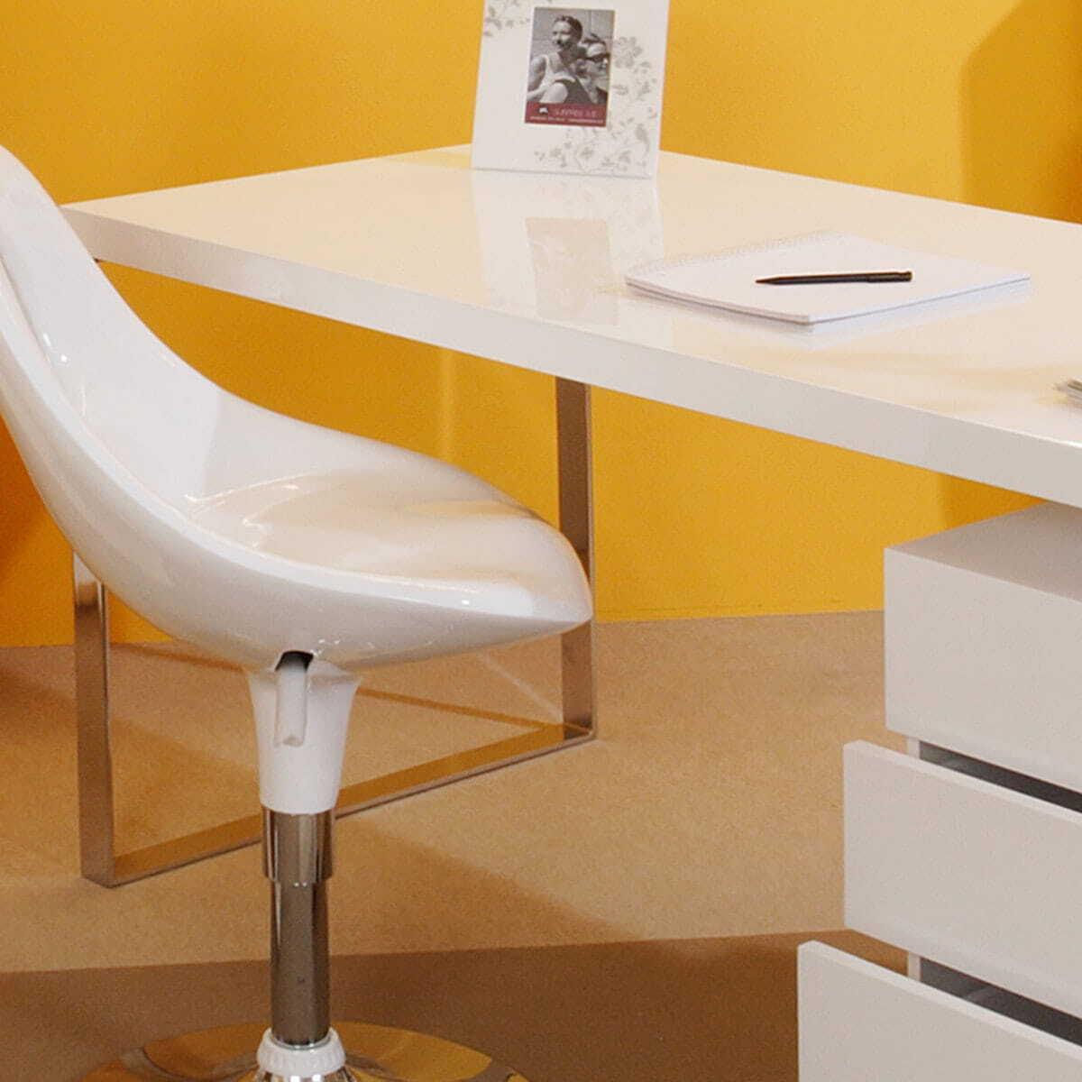 mutoni Schreibtisch 3 Schubladen 180x85x76cm weiss