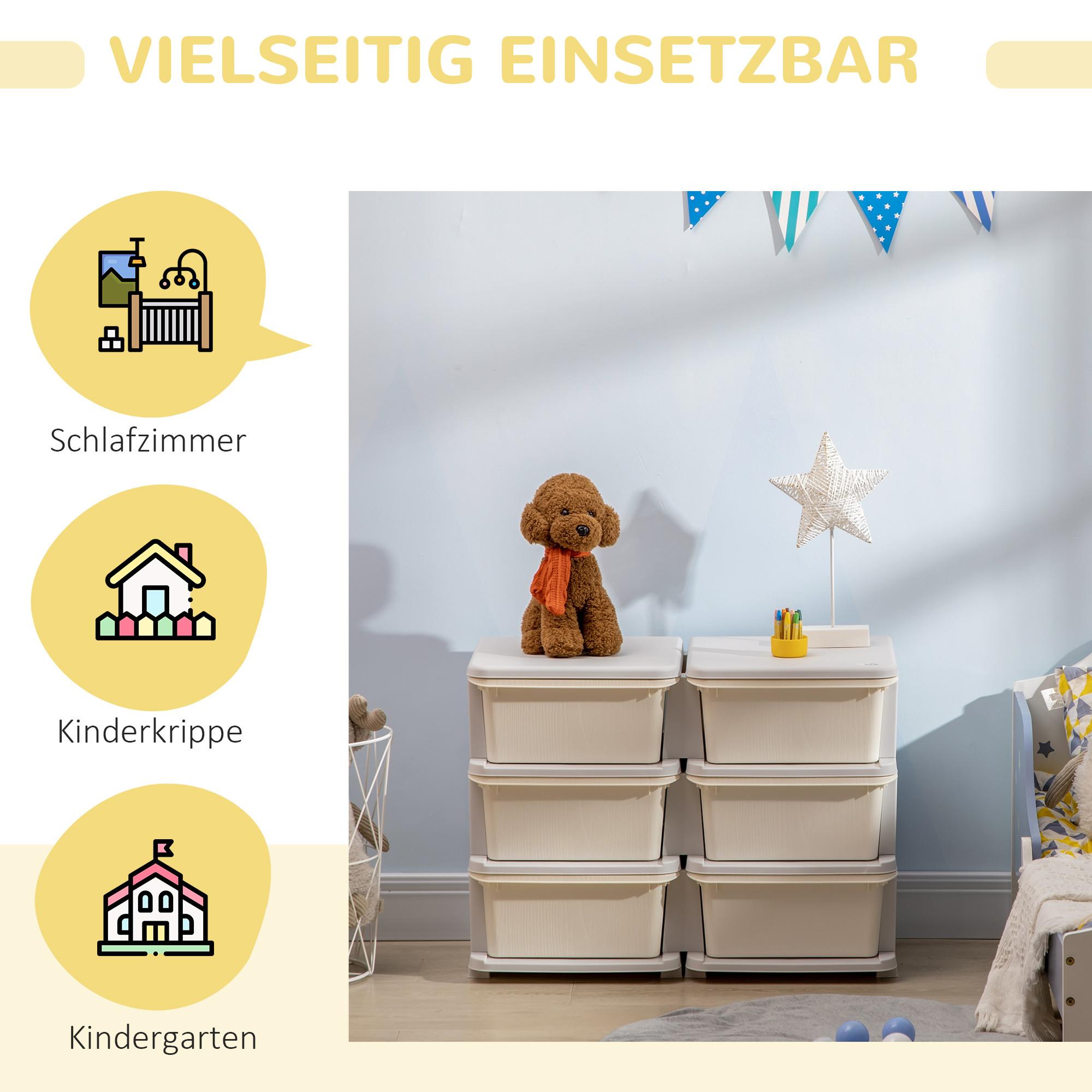 HOMCOM Schubladenschrank