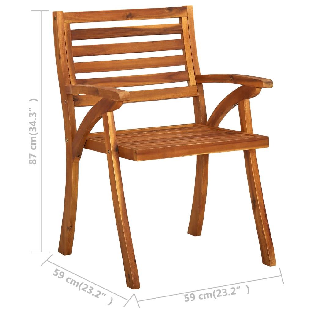 VidaXL Esszimmerstuhl akazienholz