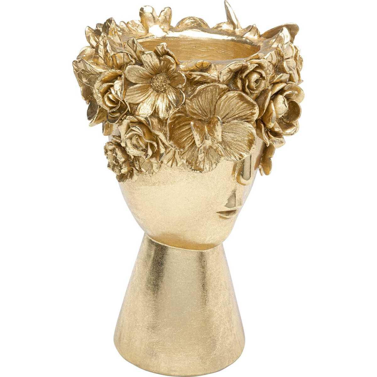 KARE Design Deko Vase Flowercrown gold 20