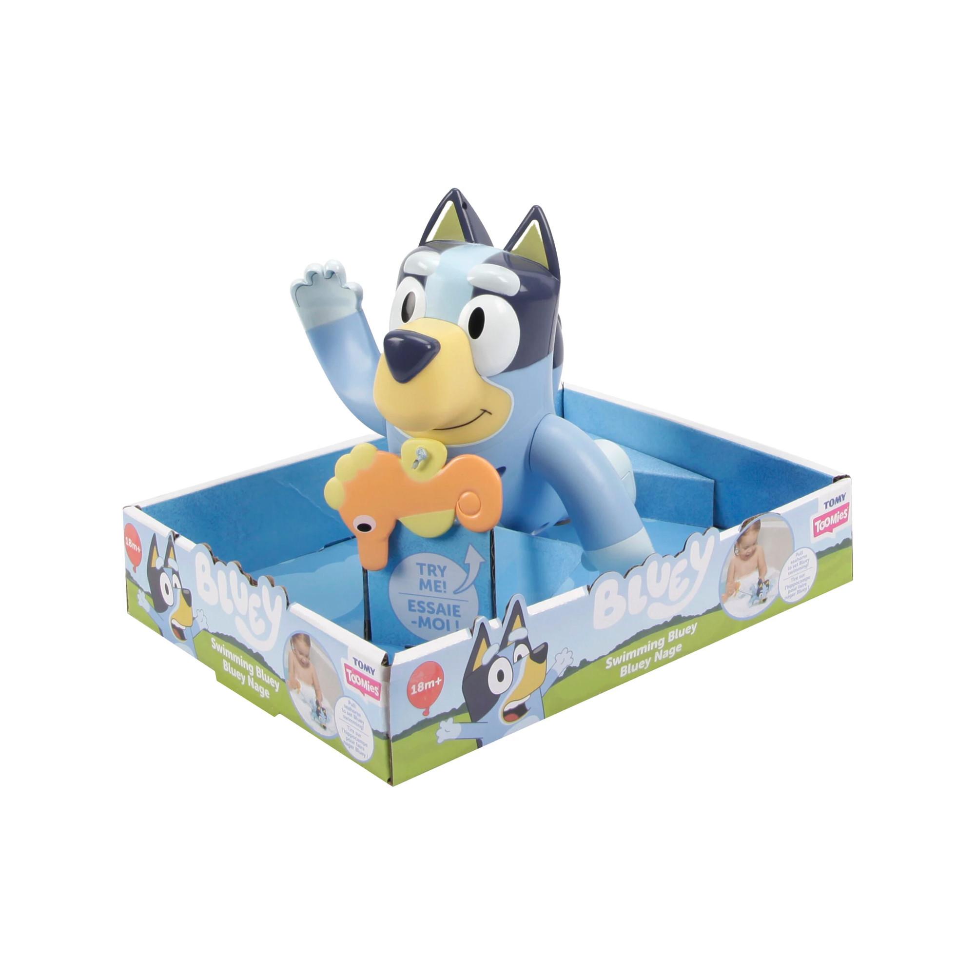 TOMY TOOMIES Bluey schwimmt, Badespielzeug