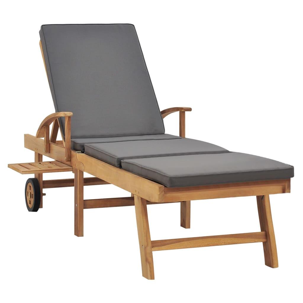 VidaXL Sonnenliege teak