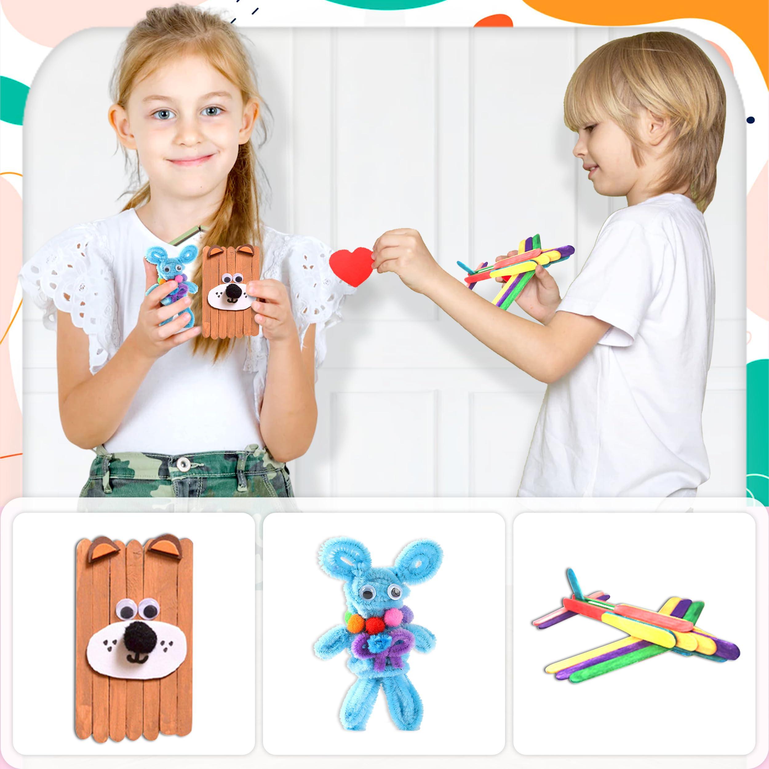Activity-board 3000+Pcs Craft Kit enthält Pompoms, Pfeifenreiniger, Scrapbooking