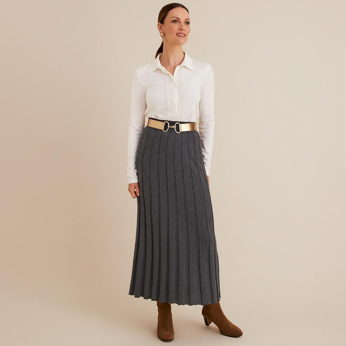 La Redoute Collections Langer Plisseerock