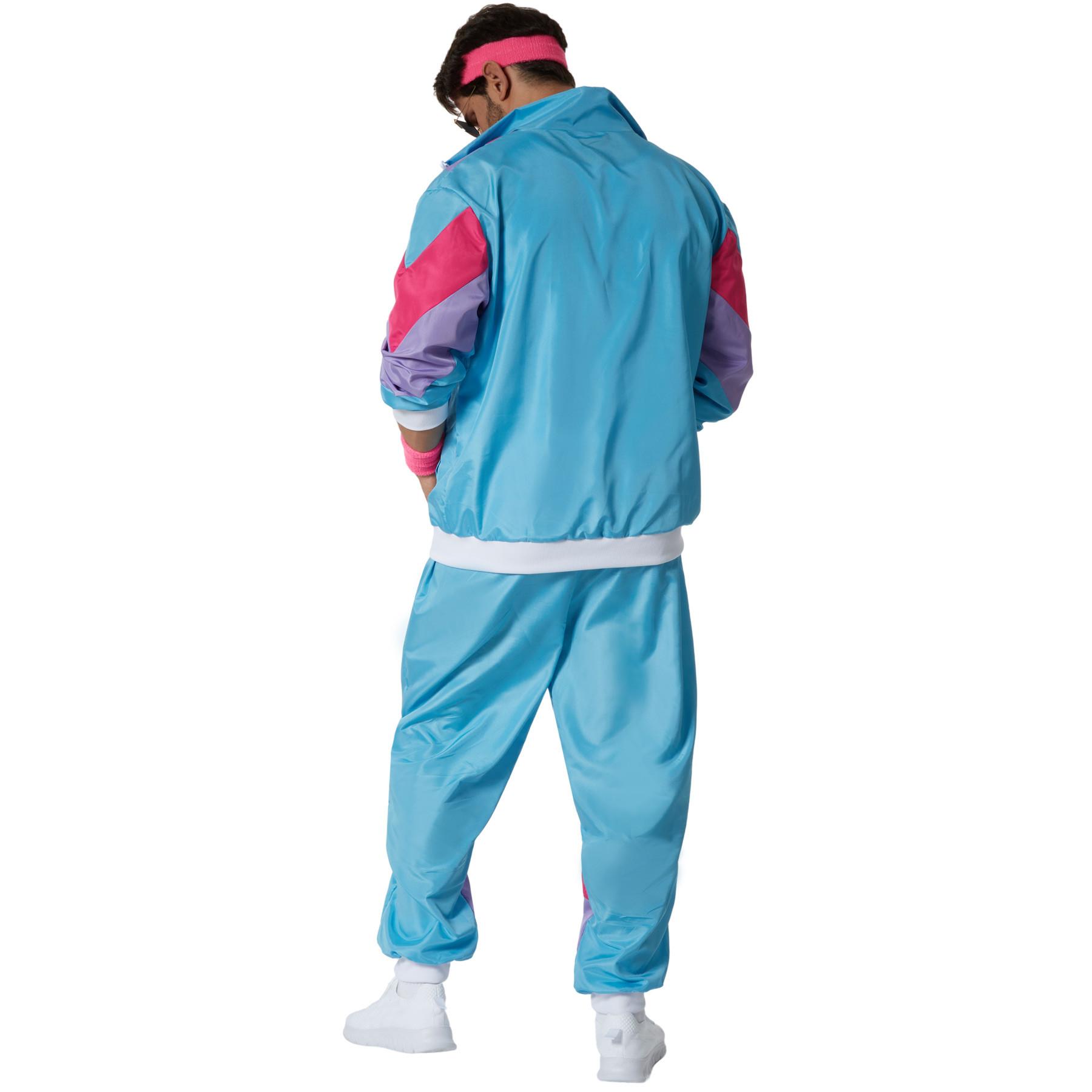 Tectake kostüm Retro 80er 90er Jahre Jogginganzug Set