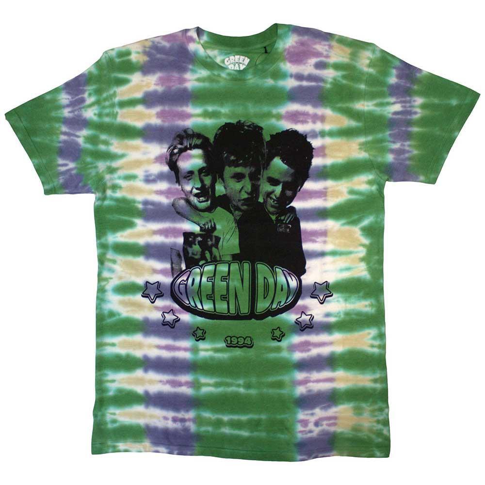 Green Day Green Day Bandfoto Tie Dye T-Shirt