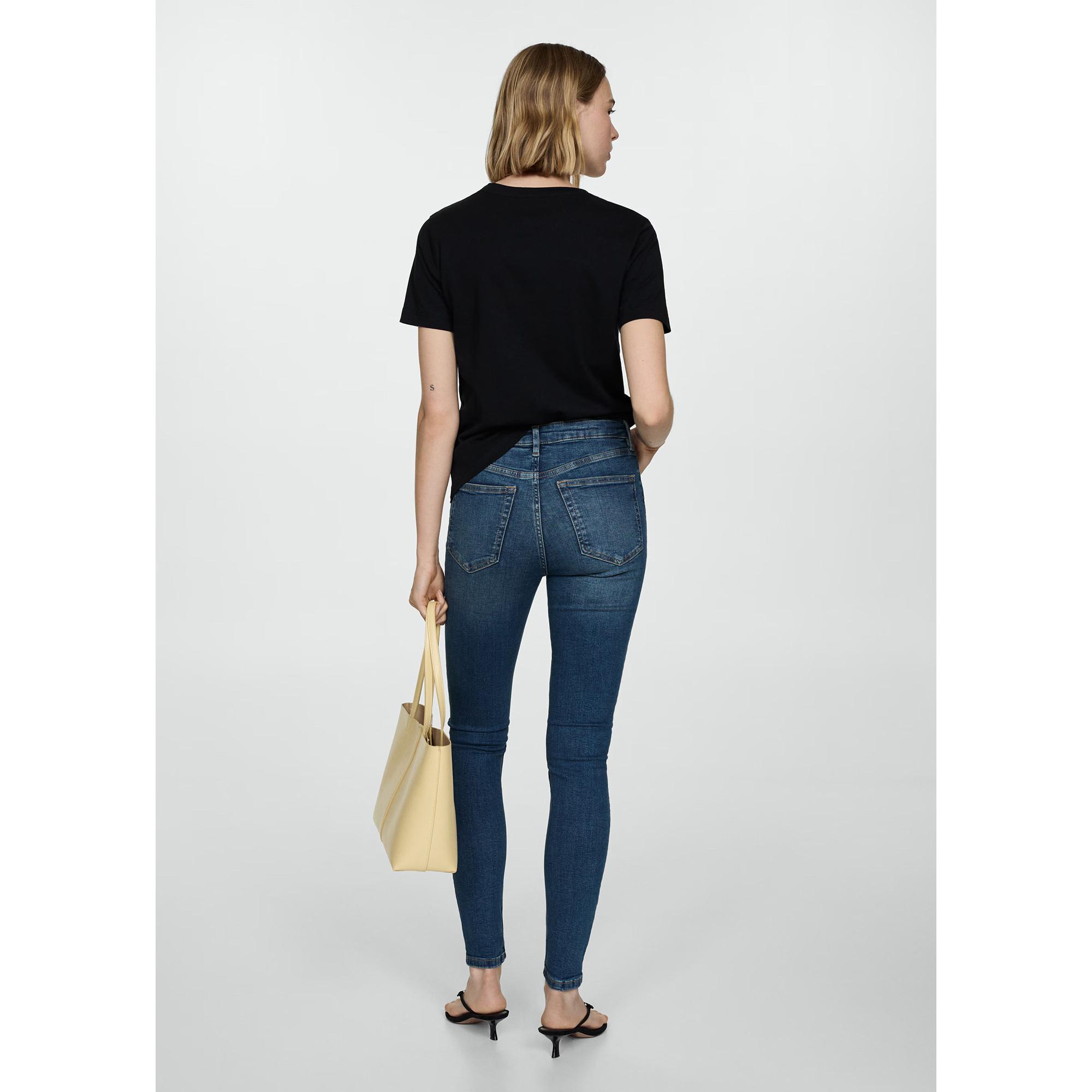 MANGO Abby Skinny Fit High Waist Jeans