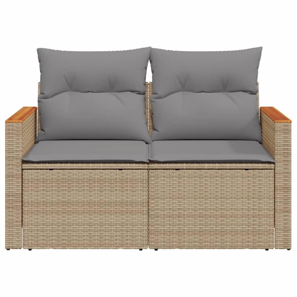 VidaXL Gartensofa poly-rattan