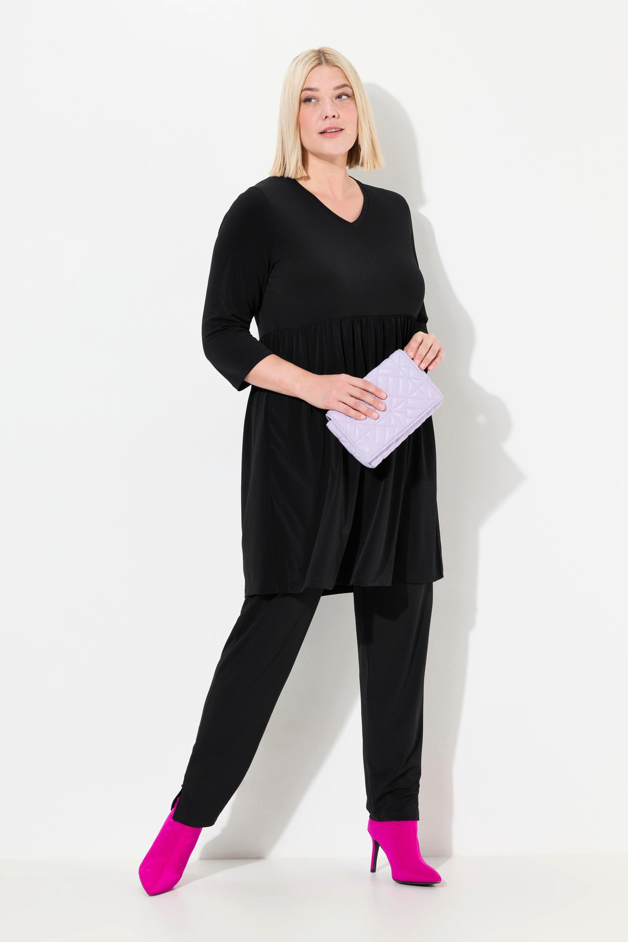Ulla Popken Longshirt A-Linie mit Print