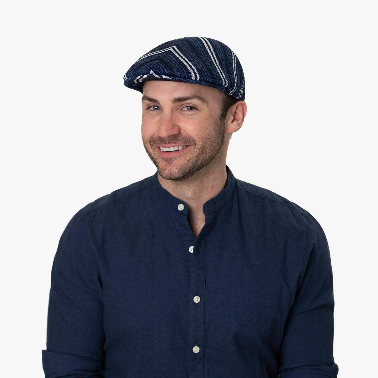 KANGOL beret kango diagona stripes