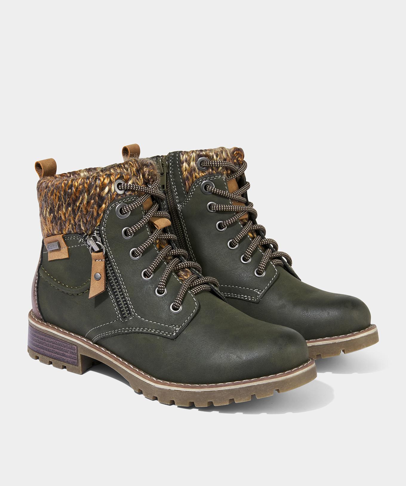 Joe Browns Schicke Winterstiefeletten in Khaki