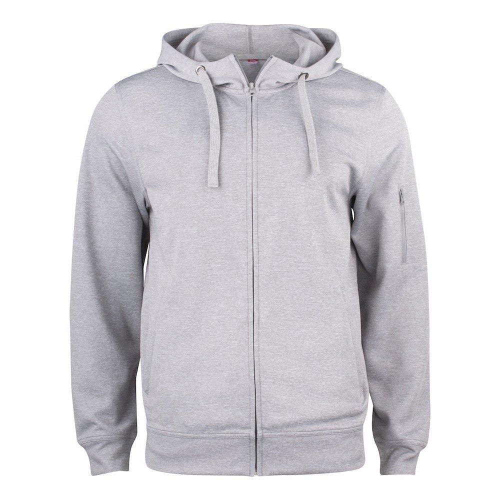 Clique Basic Hoodie mit durchgehendem Reißverschluss  Aktiv