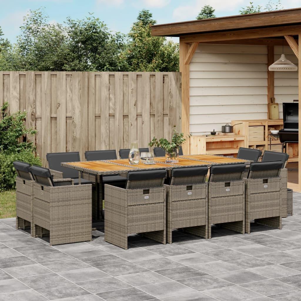 VidaXL Garten essgruppe poly-rattan