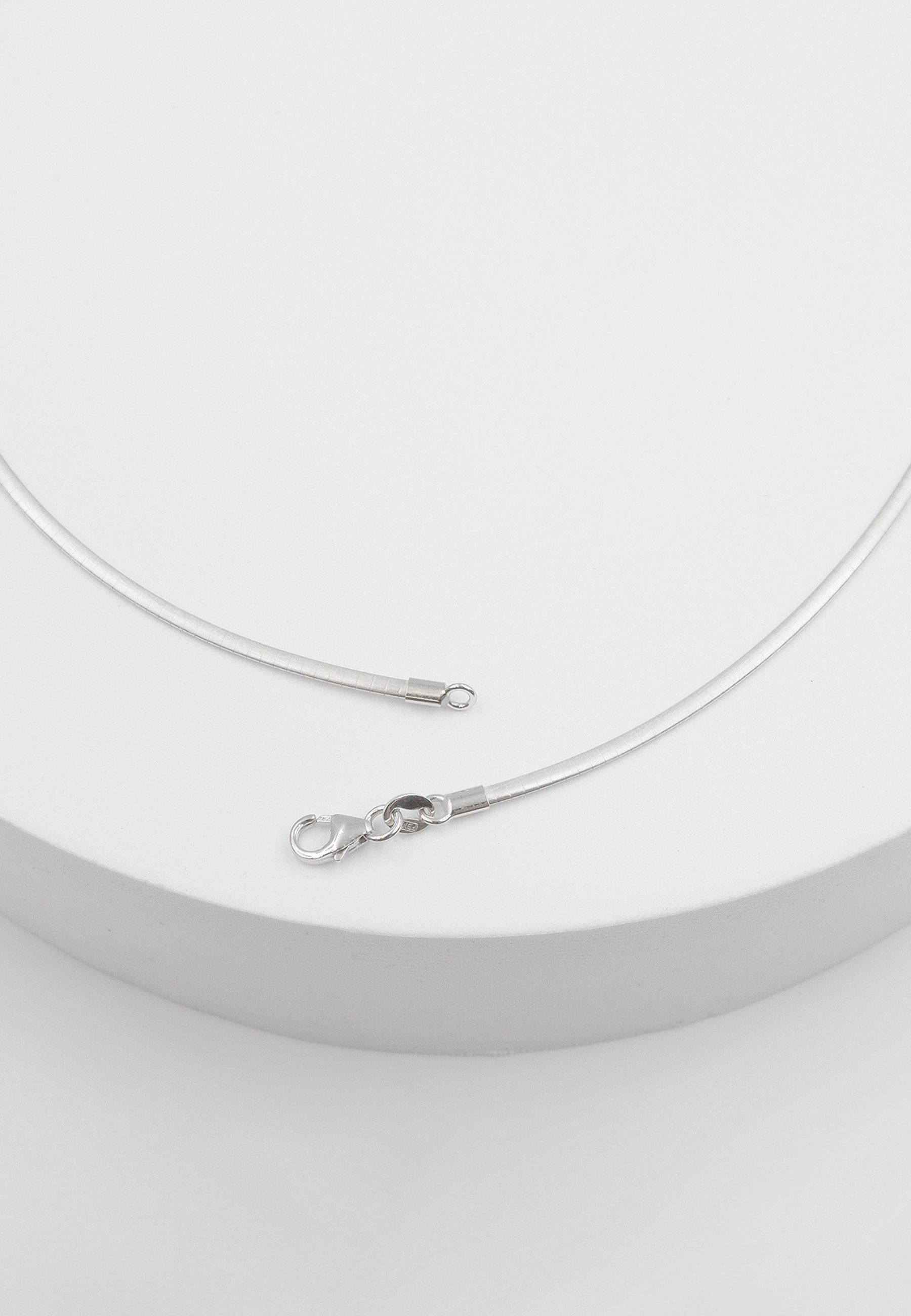 MUAU Schmuck Collier Omega Glied Weissgold 750, 1.9mm, 42cm