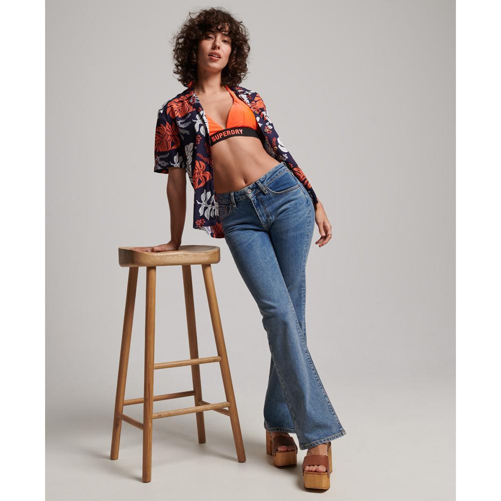 Superdry damenhemd vintage beach resort