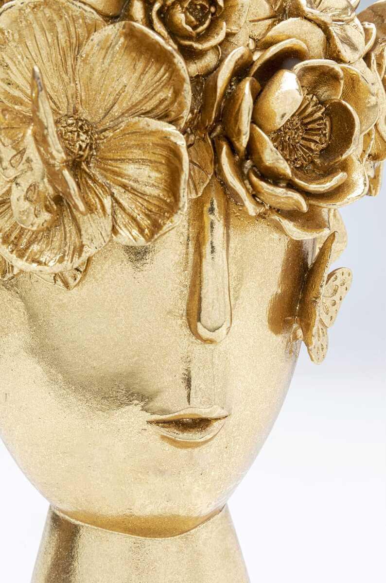KARE Design Deko Vase Flowercrown gold 20