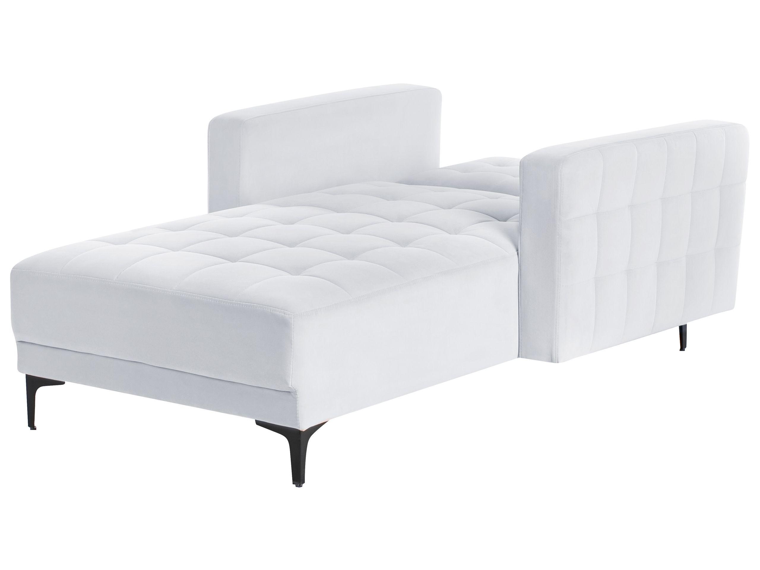 Beliani Chaiselongue aus Samtstoff Glamourös ABERDEEN