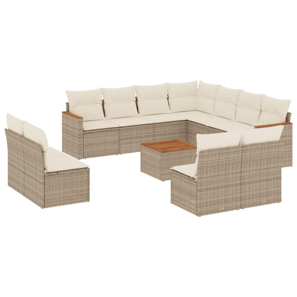 VidaXL Garten sofagarnitur poly-rattan