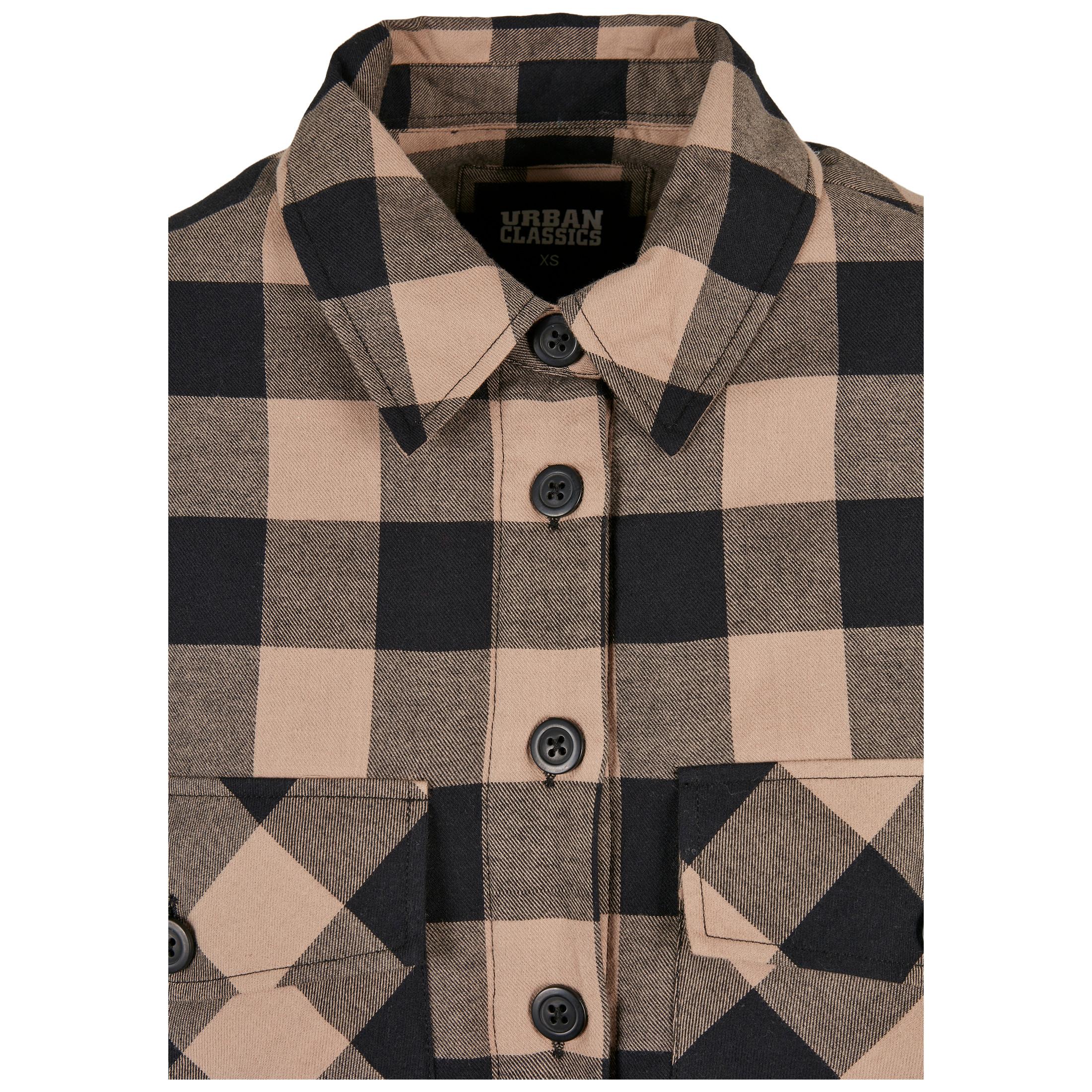 URBAN CLASSICS Flanellhemd Frau Padded