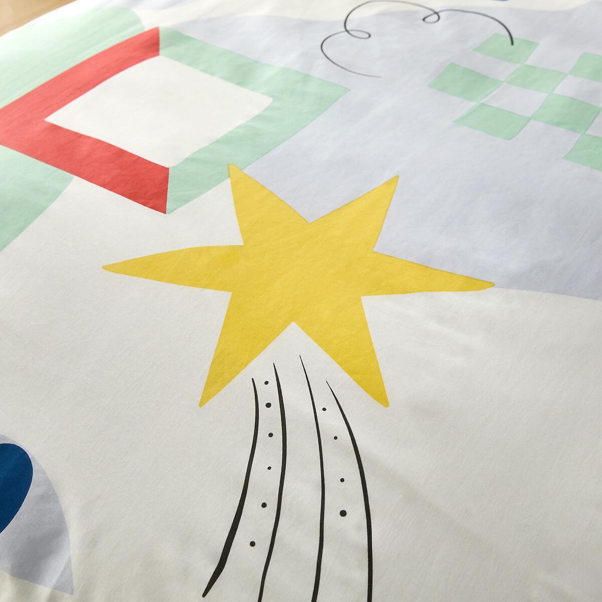 La Redoute Intérieurs Bettwäsche-Set Olias mit quadratischem Kissenbezug