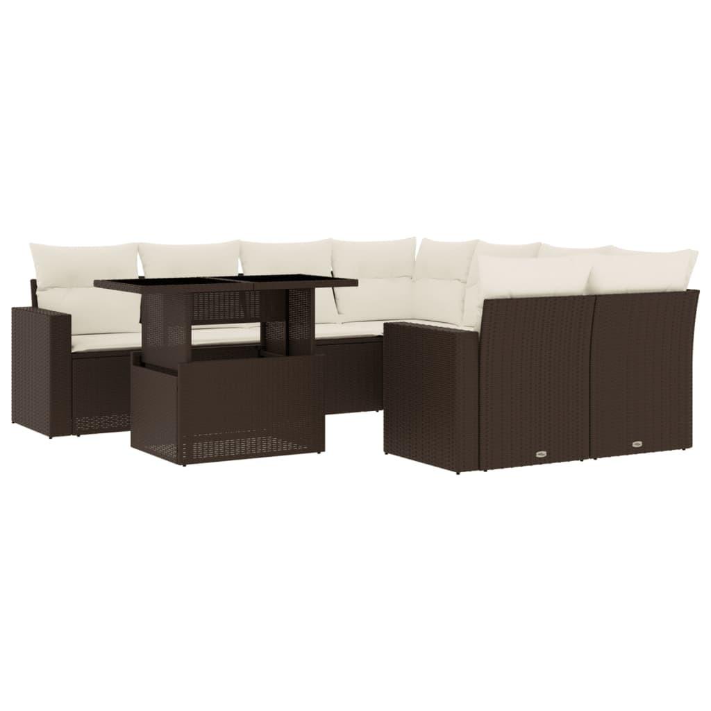 VidaXL Garten sofagarnitur poly-rattan