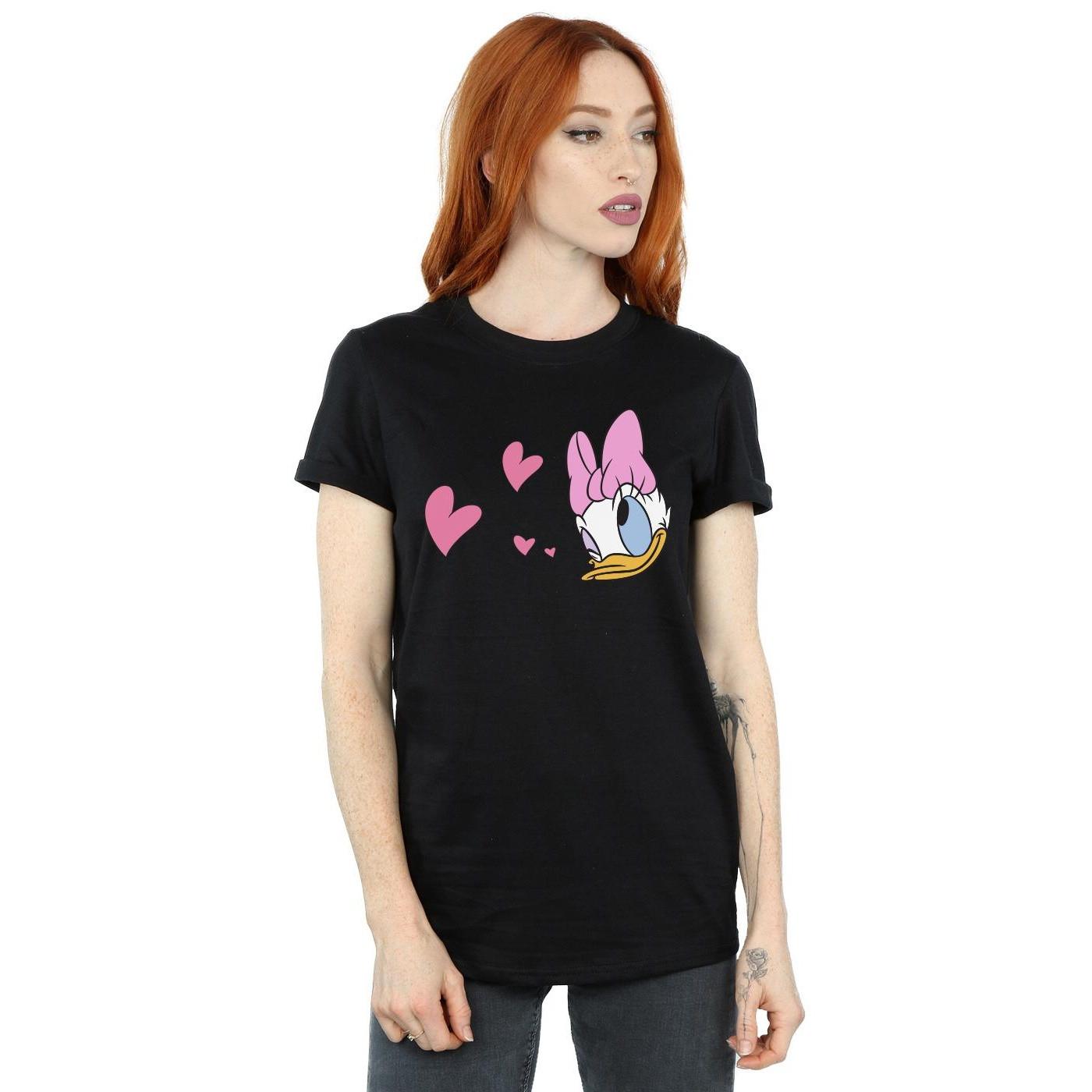 Disney Daisy Duck Herzen Print T-Shirt