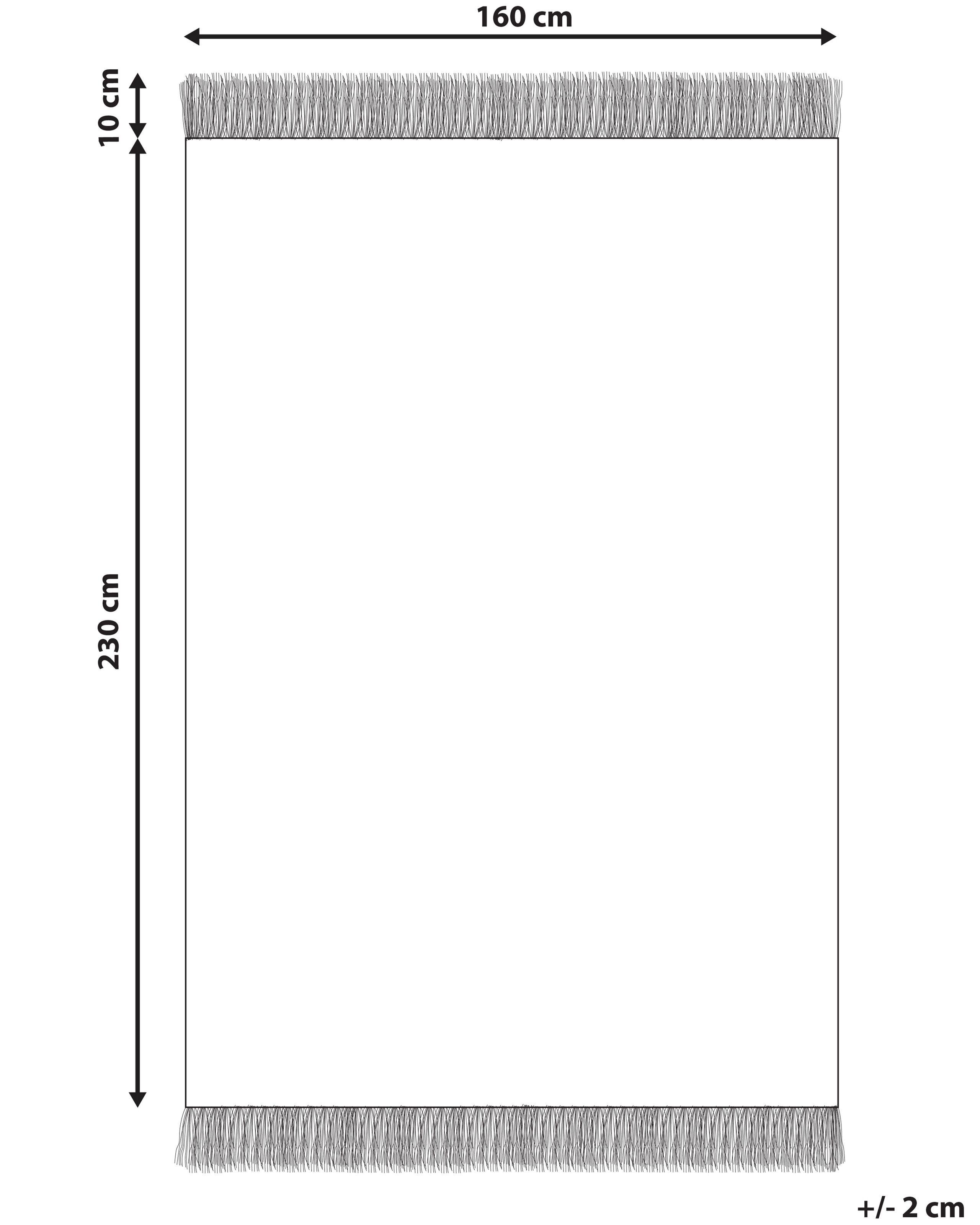 Beliani Teppich aus Baumwolle Boho CETMI