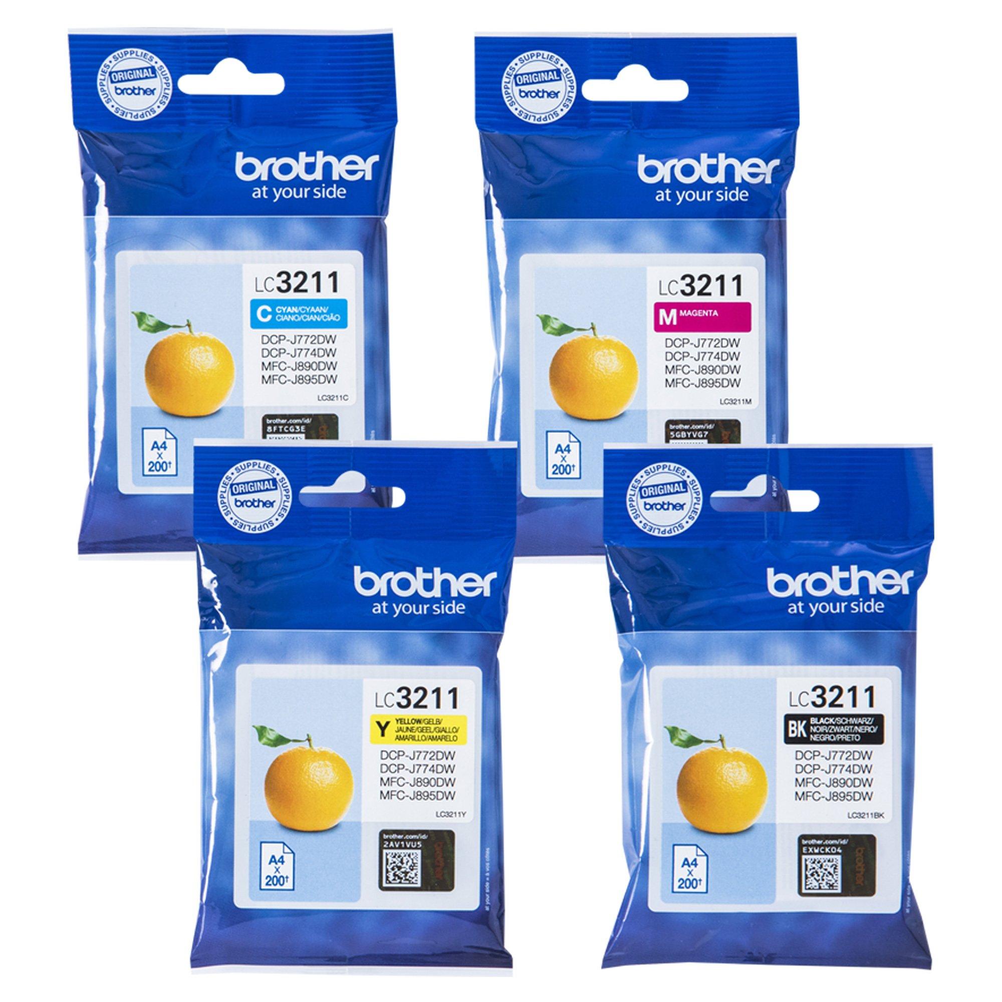 brother LC-3211V Valuepack Multipack, Tintenpatronen