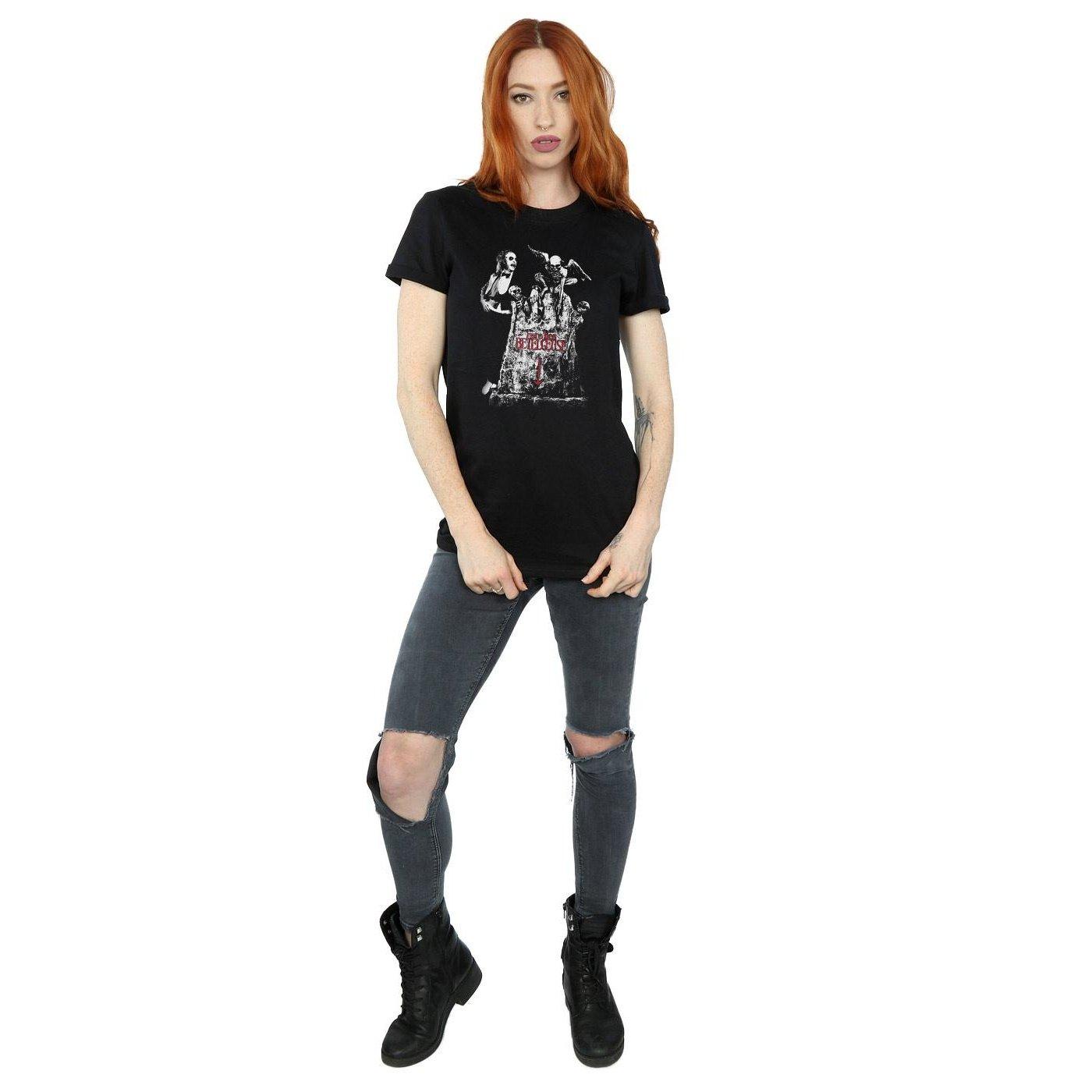 Beetlejuice Grabstein Print T-Shirt