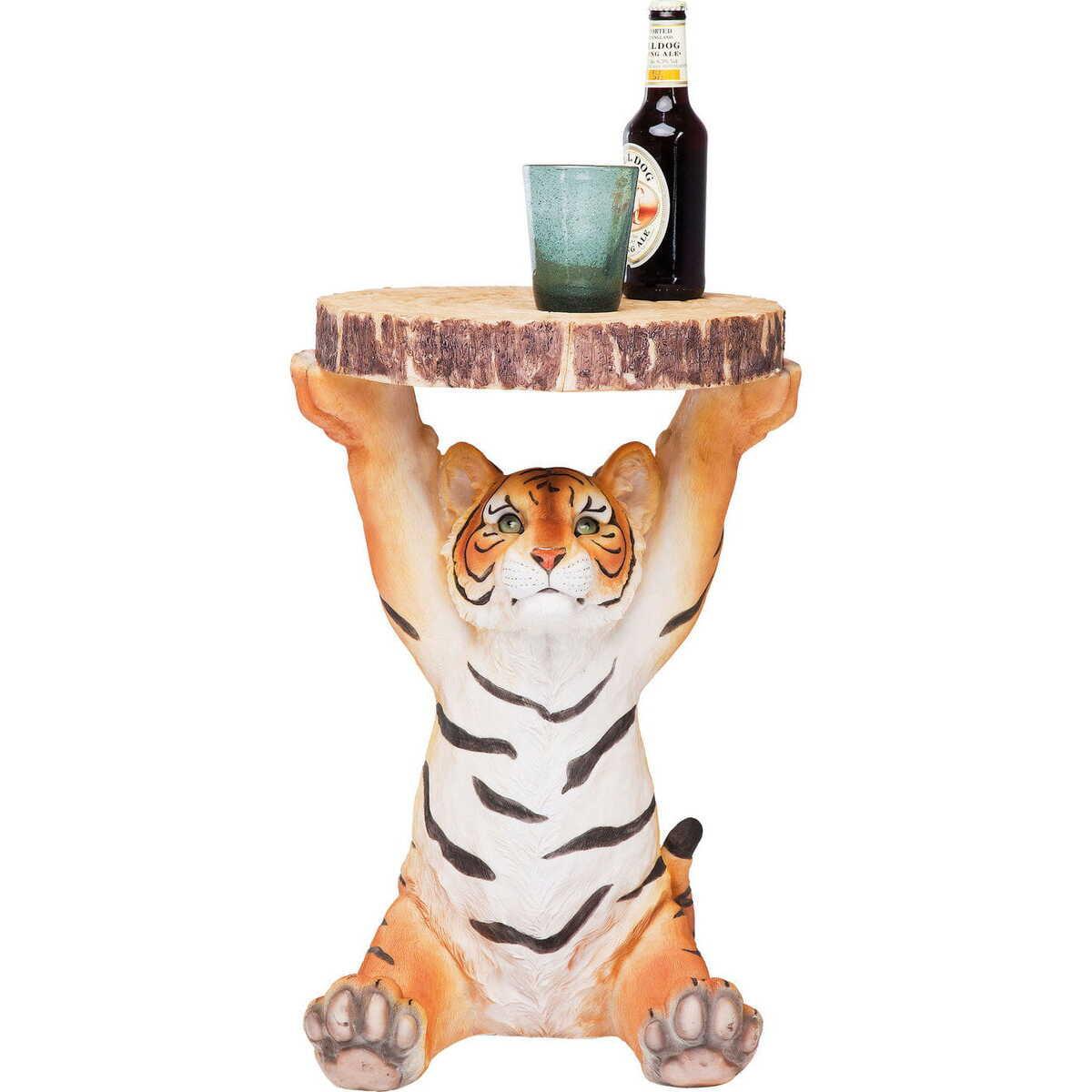 KARE Design Beistelltisch Animal Tiger Ø35cm