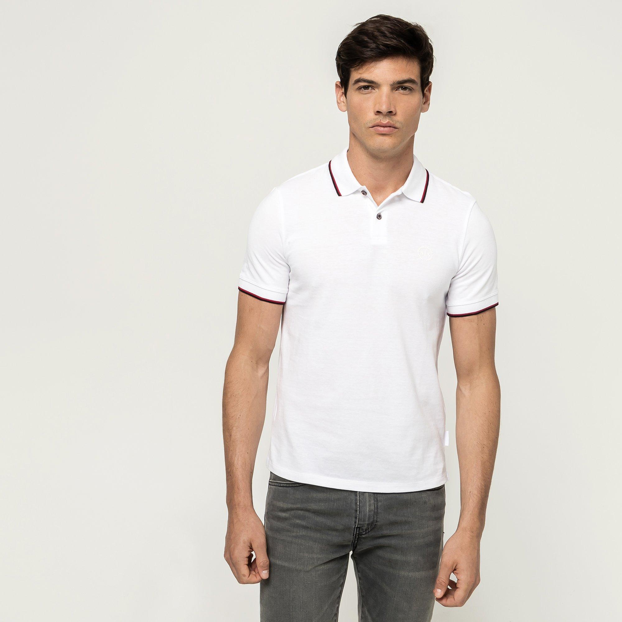 Armani Exchange Modern Fit Kurzarm Poloshirt