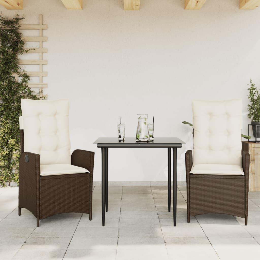 VidaXL Garten essgruppe poly-rattan
