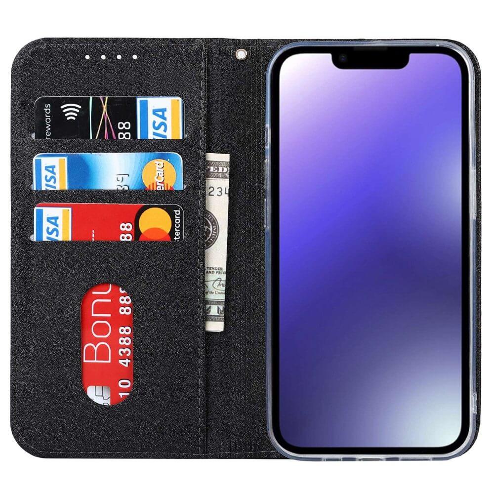 Cover-Discount iPhone 14 - Silk Texture Flip Case
